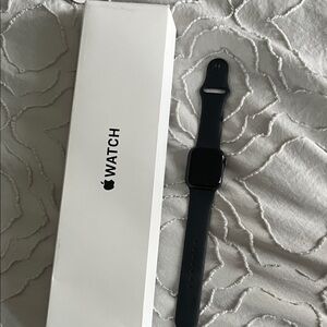 Apple Watch in Black with Black Sport Band SE version 2